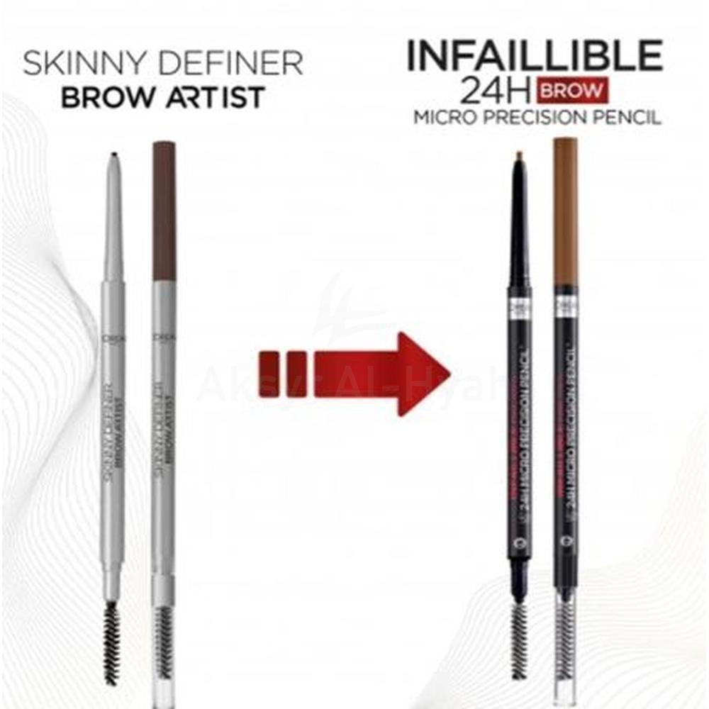 LOREAL SKINNY DEFINER BROW ARTIST 108 DARK BRUNETTE