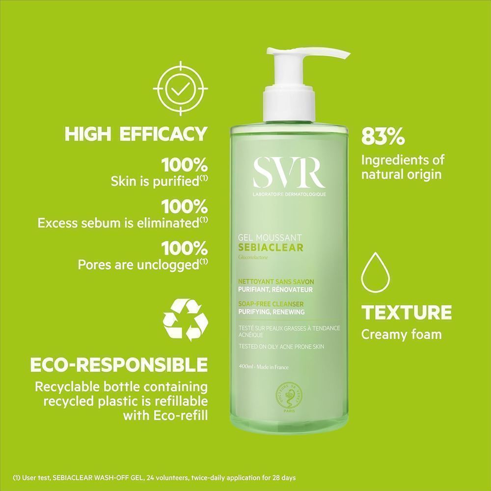 SVR SEBIACLEAR GEL MOUSSANT 400ML #60695 11