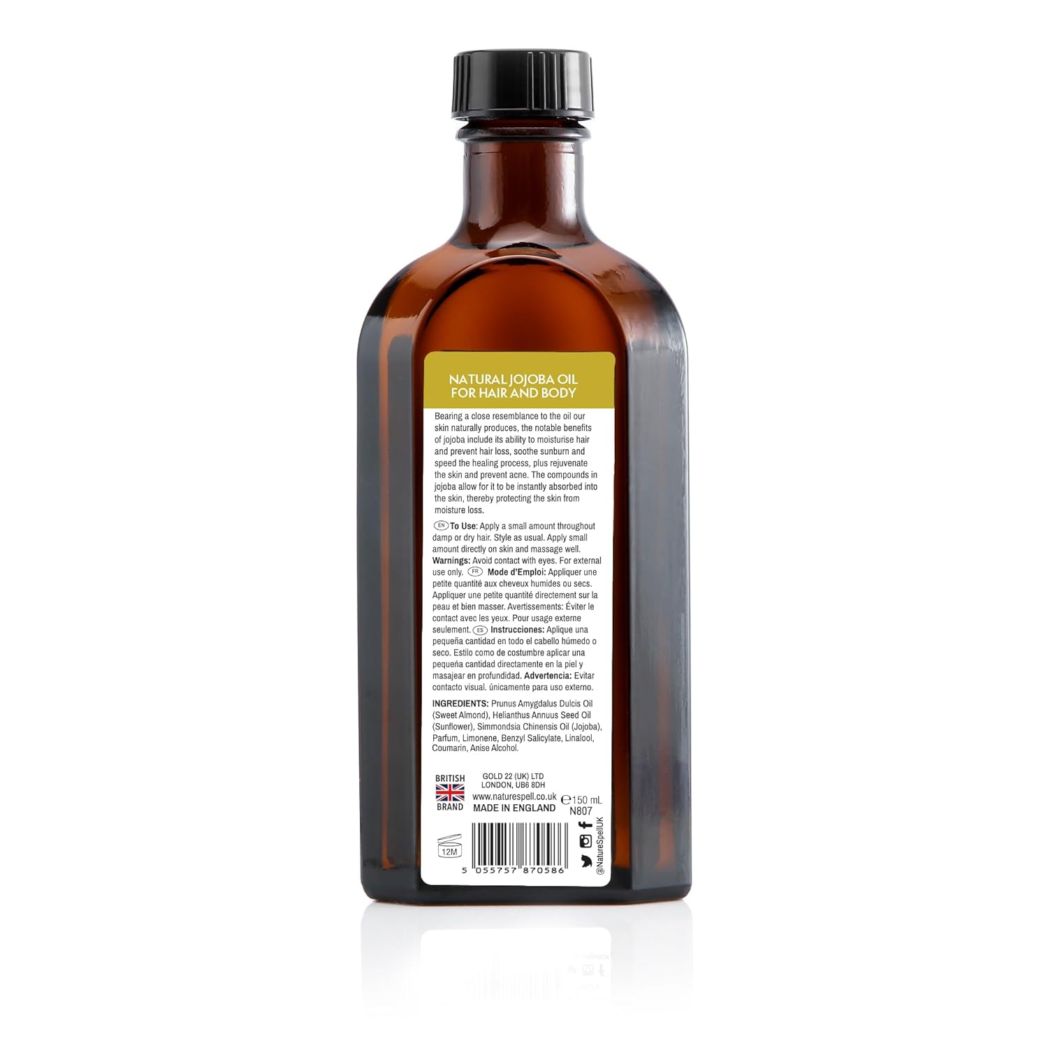 NATURE SPELL JOJOBA OIL 150ML #16628