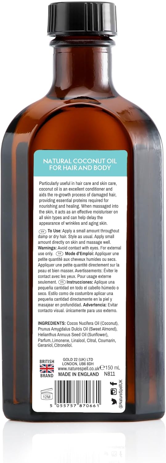 NATURE SPELL COCONUT OIL 150ML #16632 1
