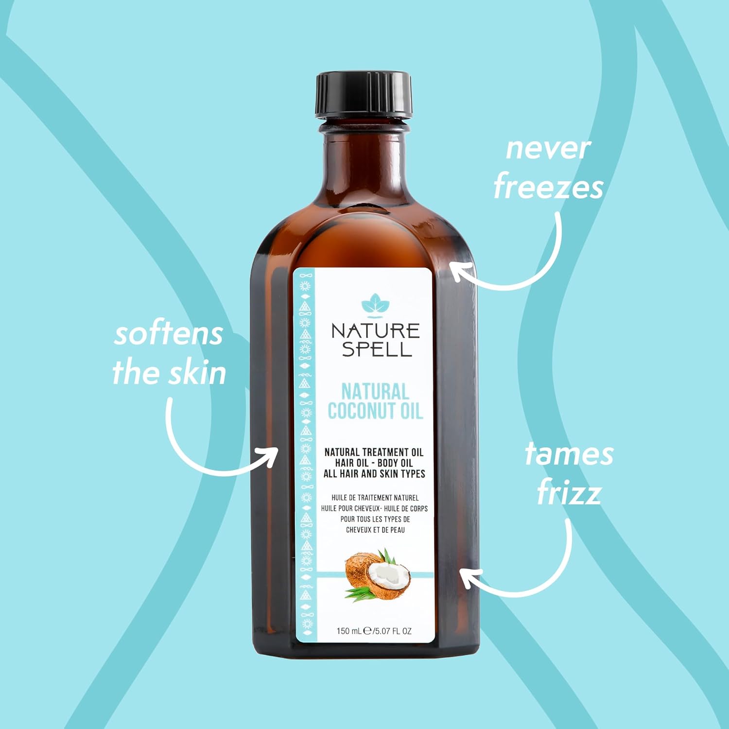 NATURE SPELL COCONUT OIL 150ML #16632 3