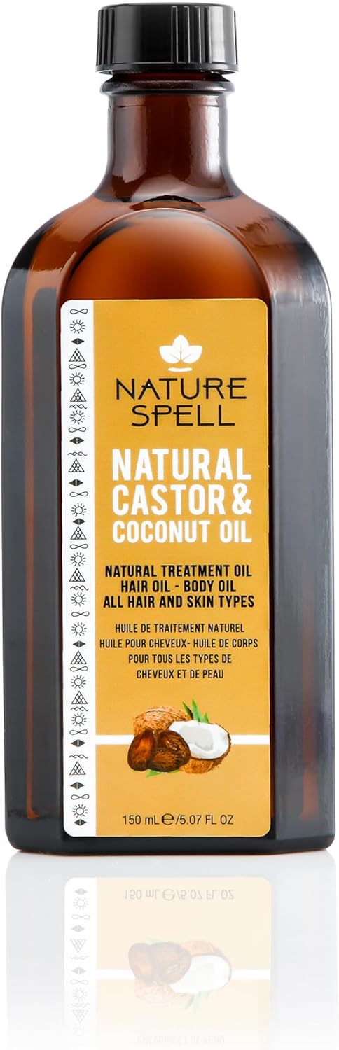 NATURE SPELL CASTOR&COCONUT OIL 150ML #16633