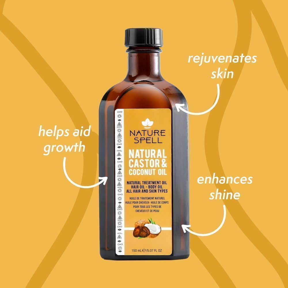 NATURE SPELL CASTOR&COCONUT OIL 150ML #16633 4