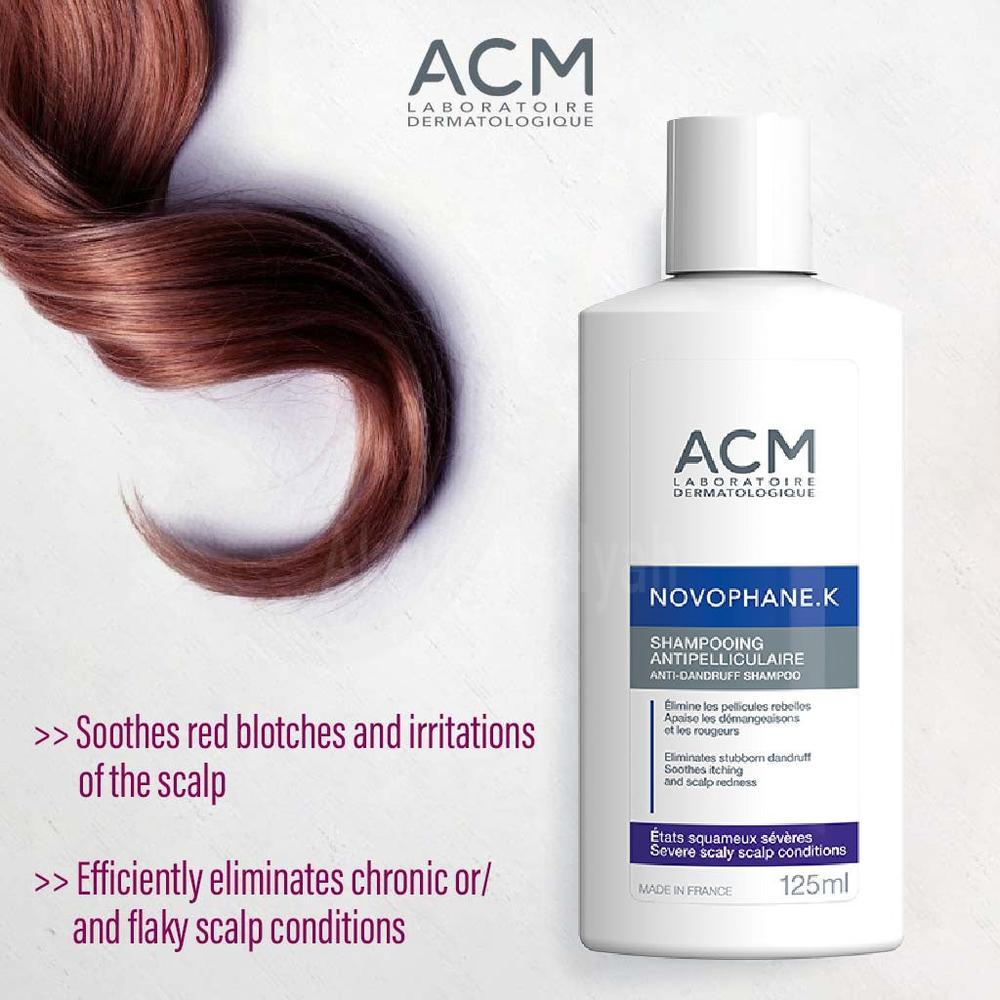 ACM NOVOPHANE K ANTI  DANDRUFF SHAMPOO 125ML#14238 1