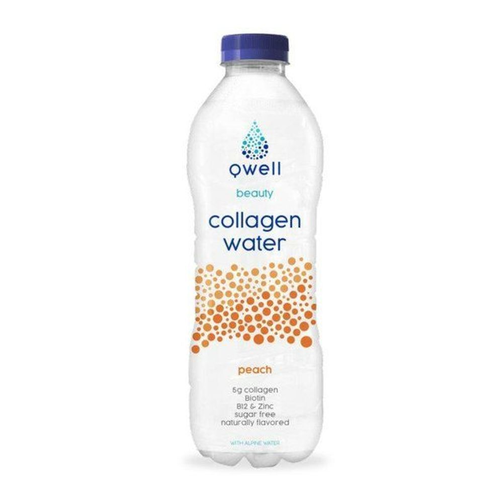 QWELL COLLAGEN WATER SHINE PEACH 500ML