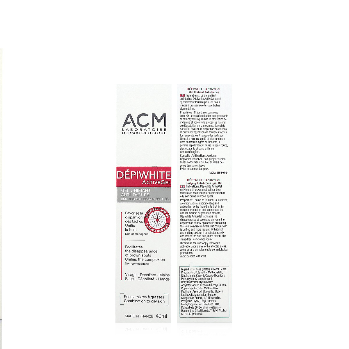 ACM DEPIWHITE ACTIVE GEL 40ML #18371