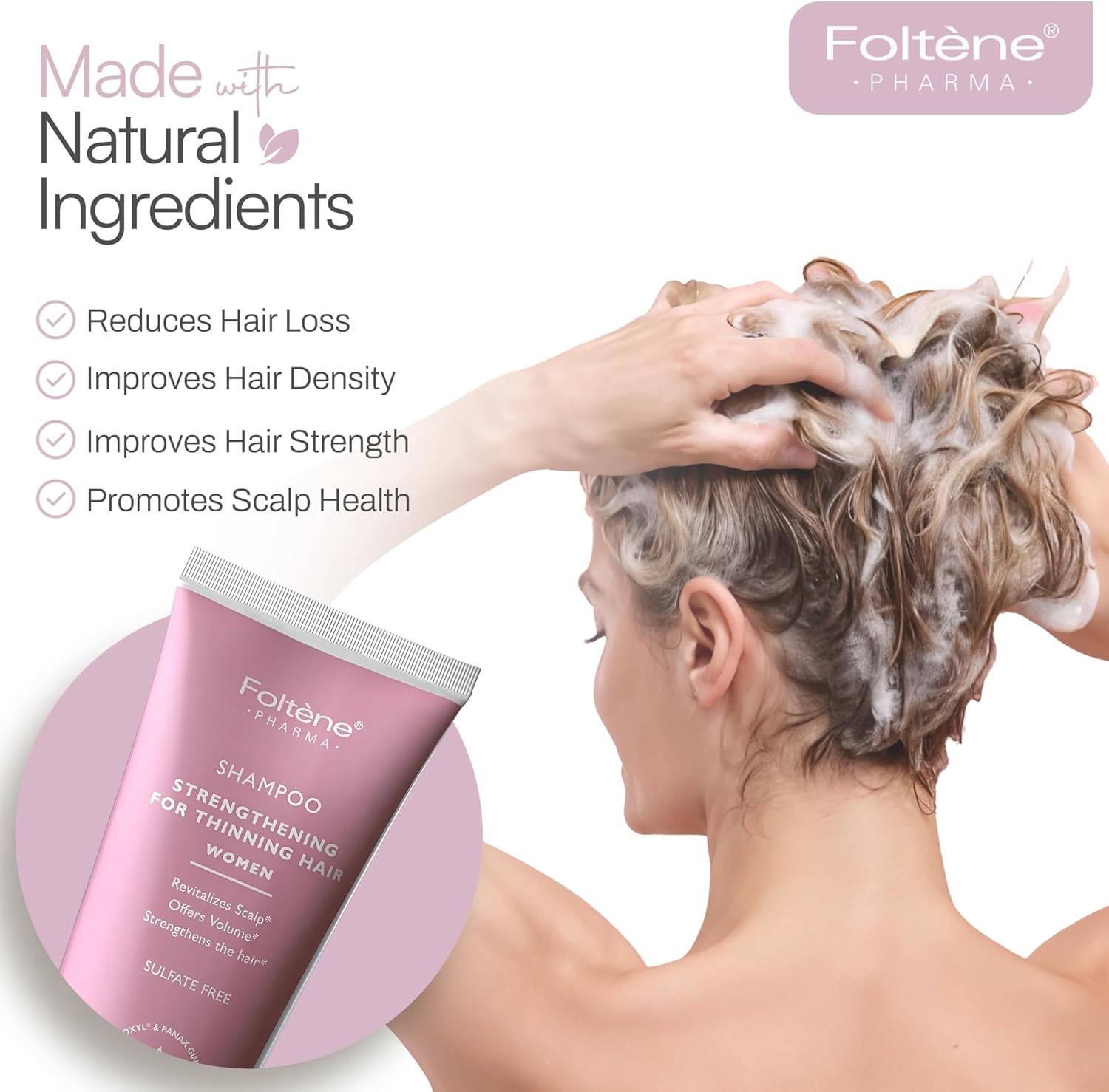 FOLTENE THINNING HAIR SHAMPOO FOR WOMEN 200ML 1