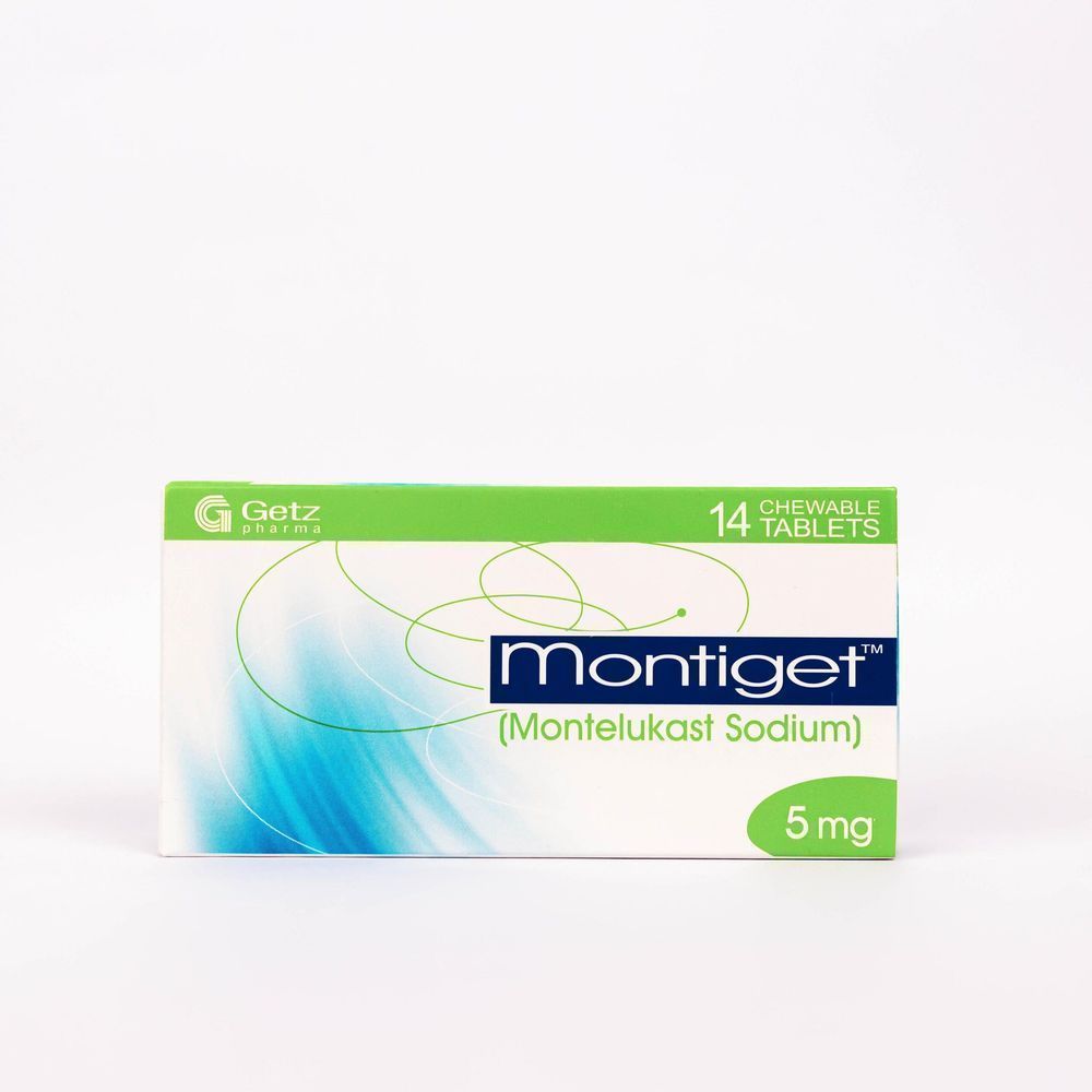 MONTIGET 5MG CHEWABLE TAB 14'S
