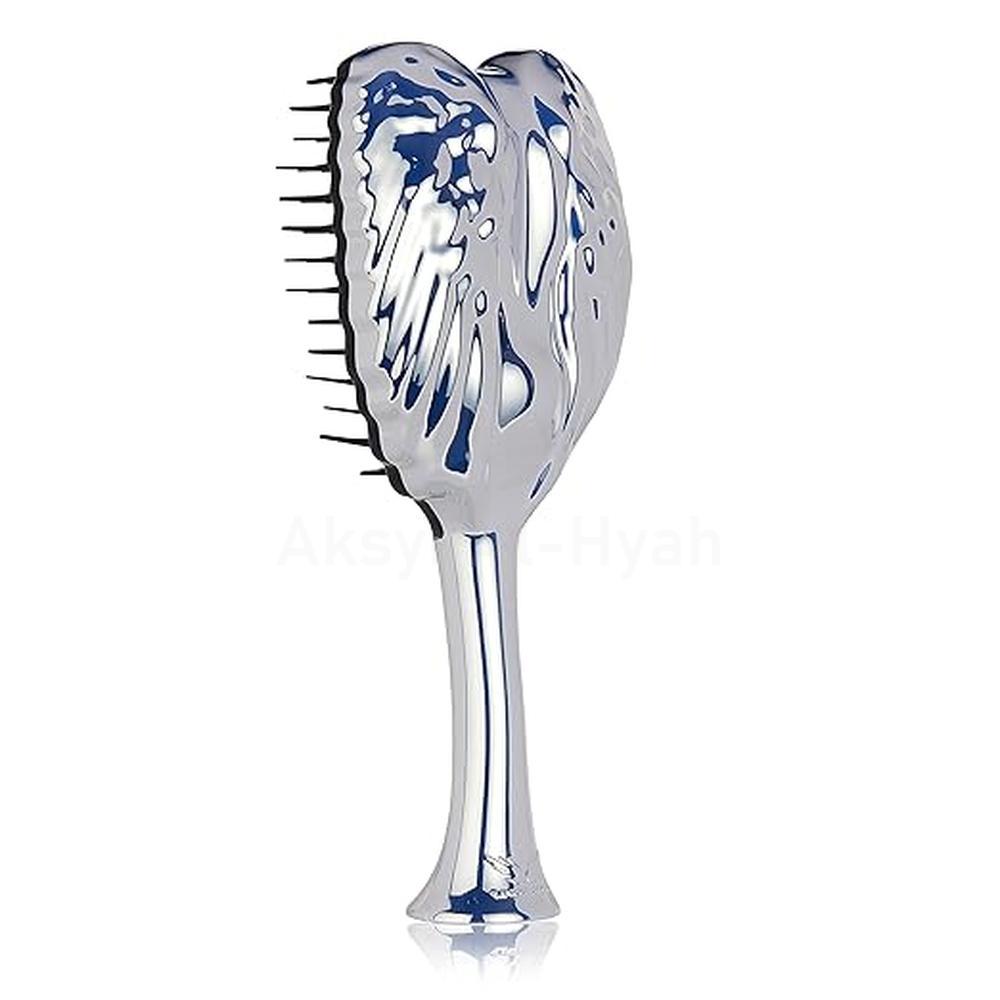 TANGLE ANGEL PRO LARGE HAIR BRUSH CHROME WHITE 22354