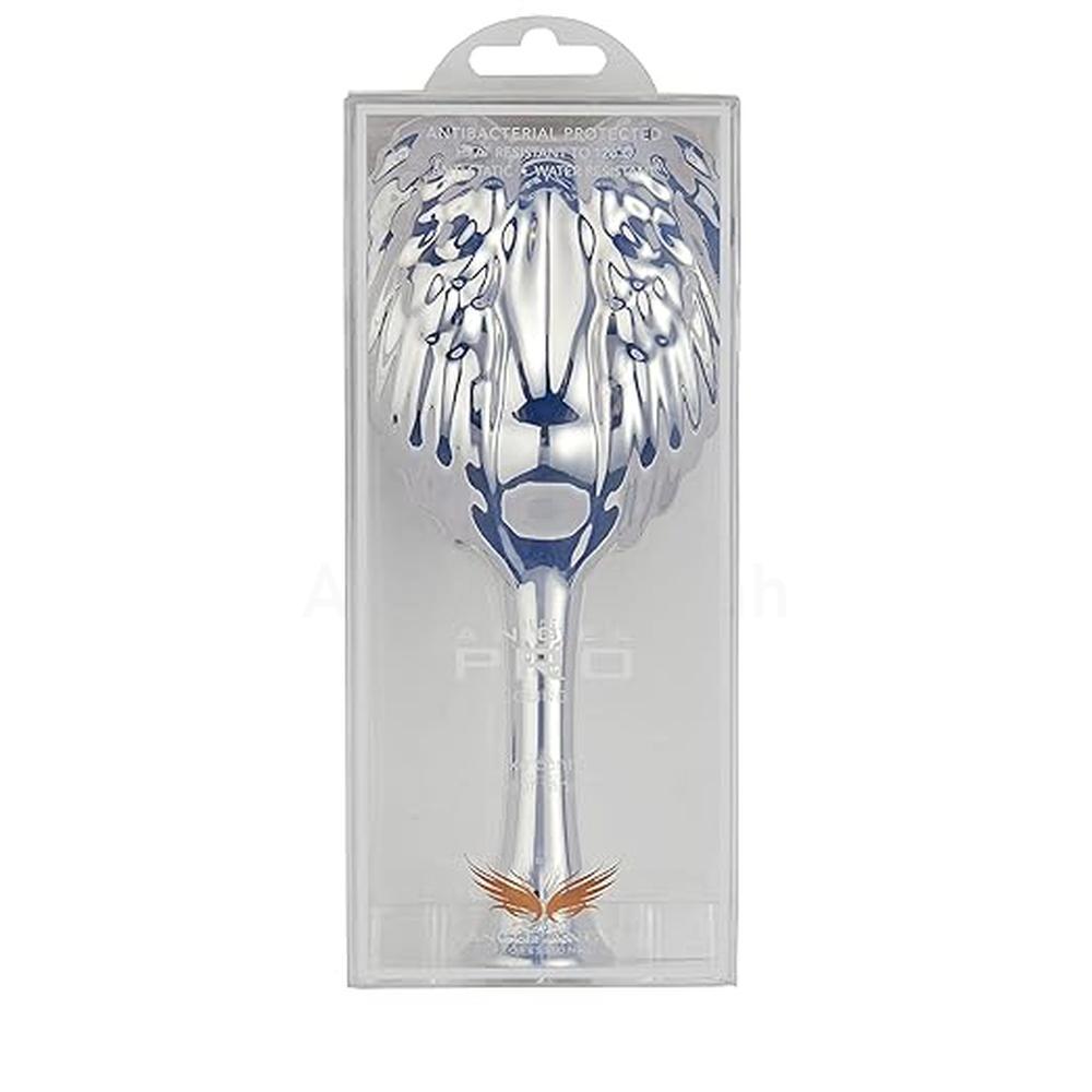 TANGLE ANGEL PRO LARGE HAIR BRUSH CHROME WHITE 22354 1