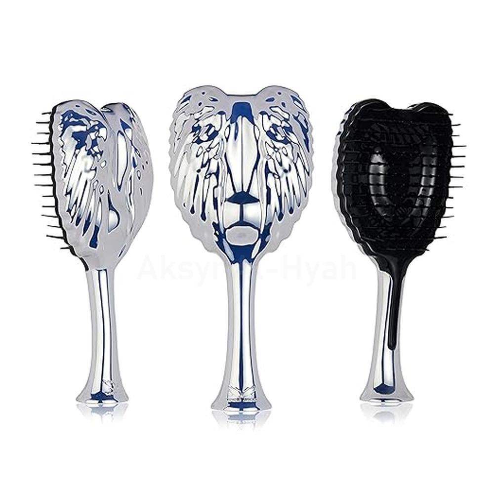 TANGLE ANGEL PRO LARGE HAIR BRUSH CHROME WHITE 22354 4