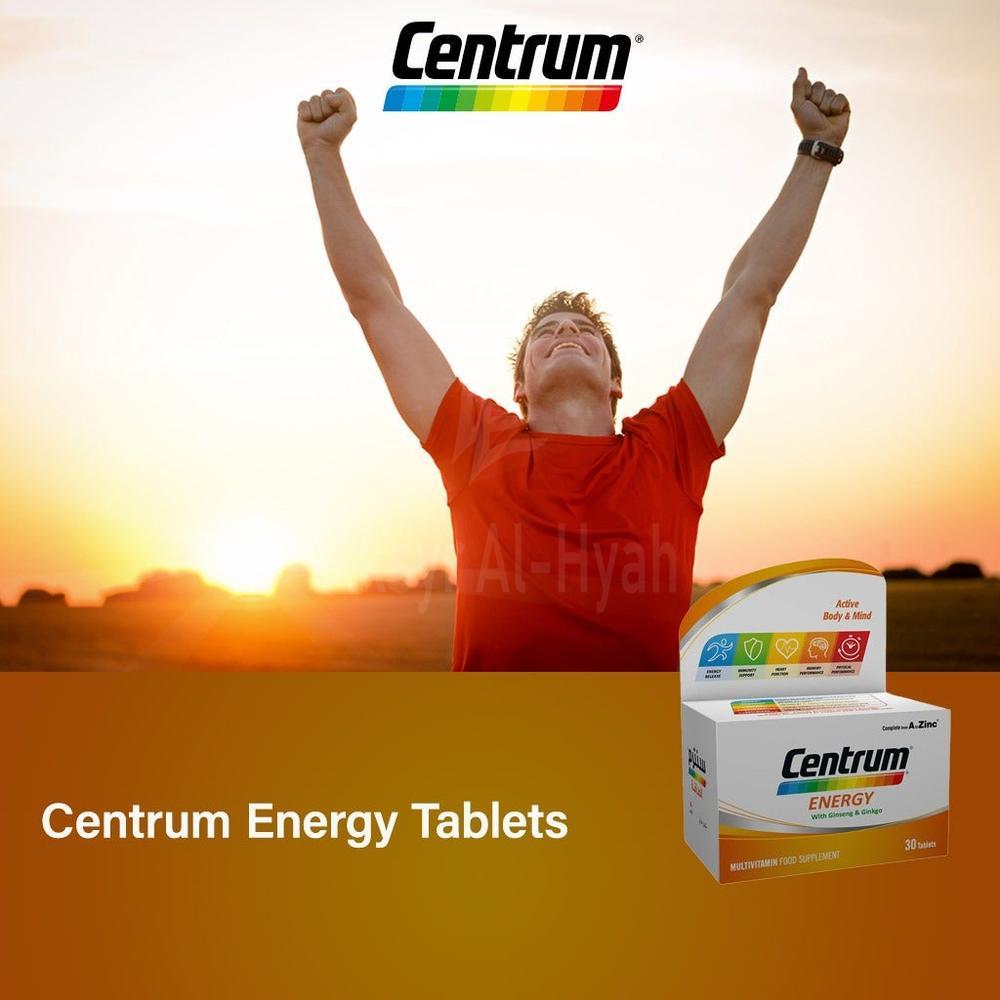 CENTRUM ENERGY TAB 30'S