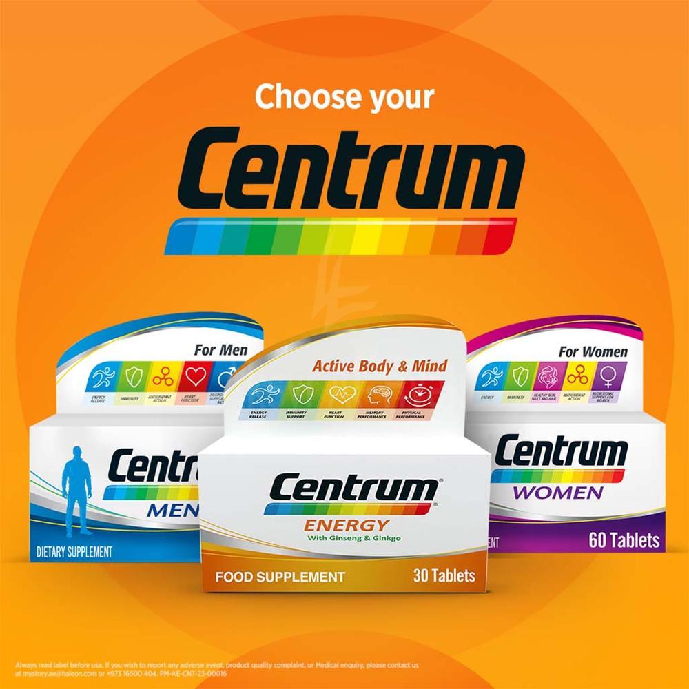CENTRUM ENERGY TAB 30'S