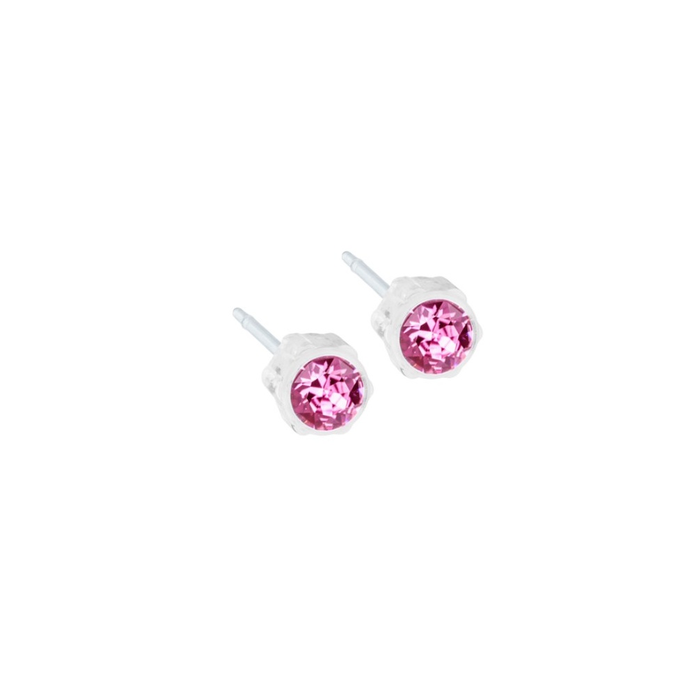 BLOMDAHL ST BEZEL ROSE 4MM STUDS#1401-03