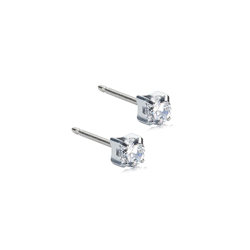 BLOMDAHL ST TIFFANY CRYSTAL 4MM STUDS#1403-01 1