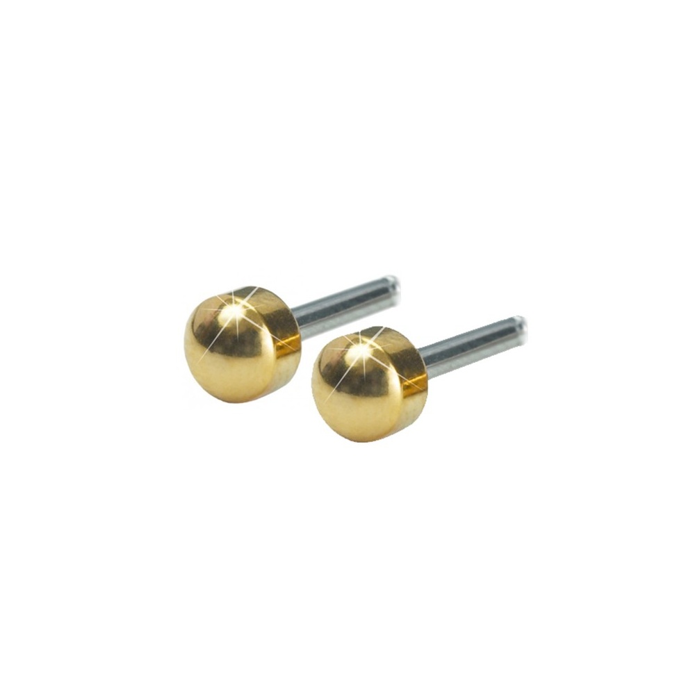 BLOMDAHL GT PLAIN 4MM STUDS#1310-00