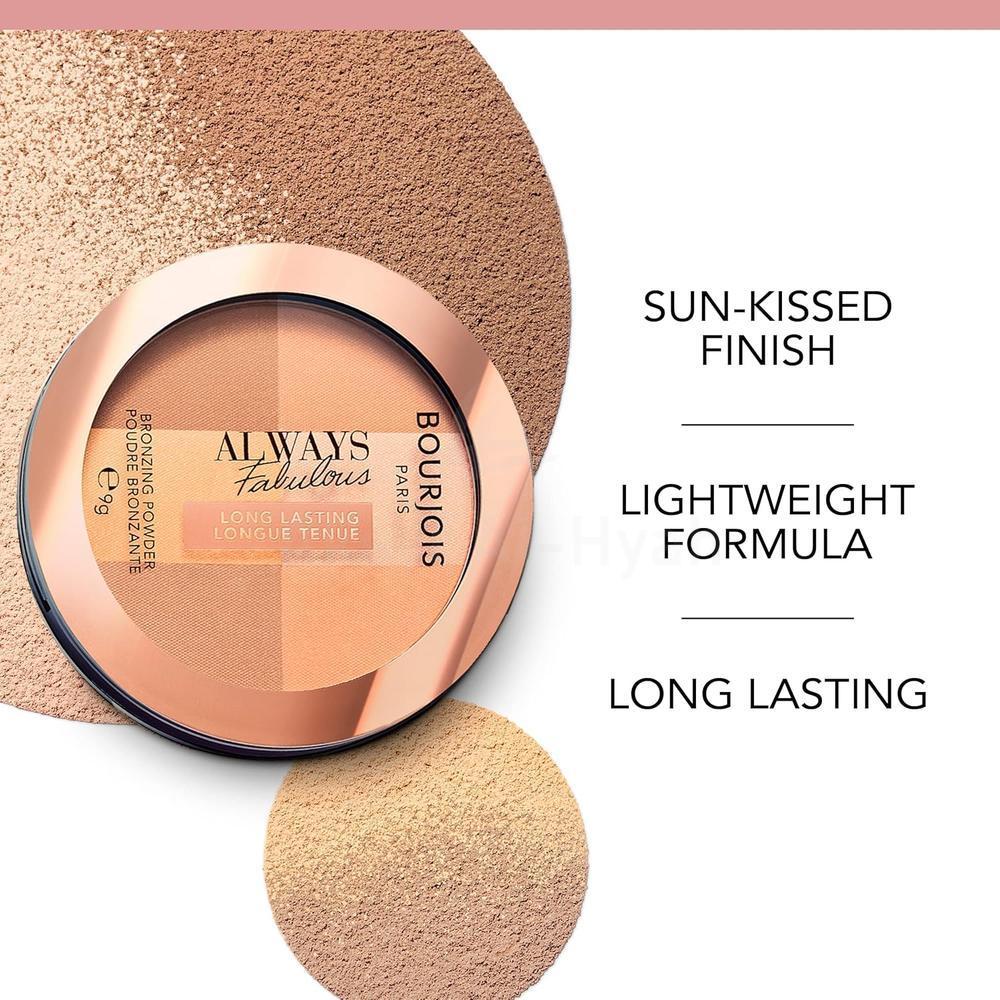 BJS ALWAYS FABULOUS BRONZING POWDER 002 FONCE DARK 4