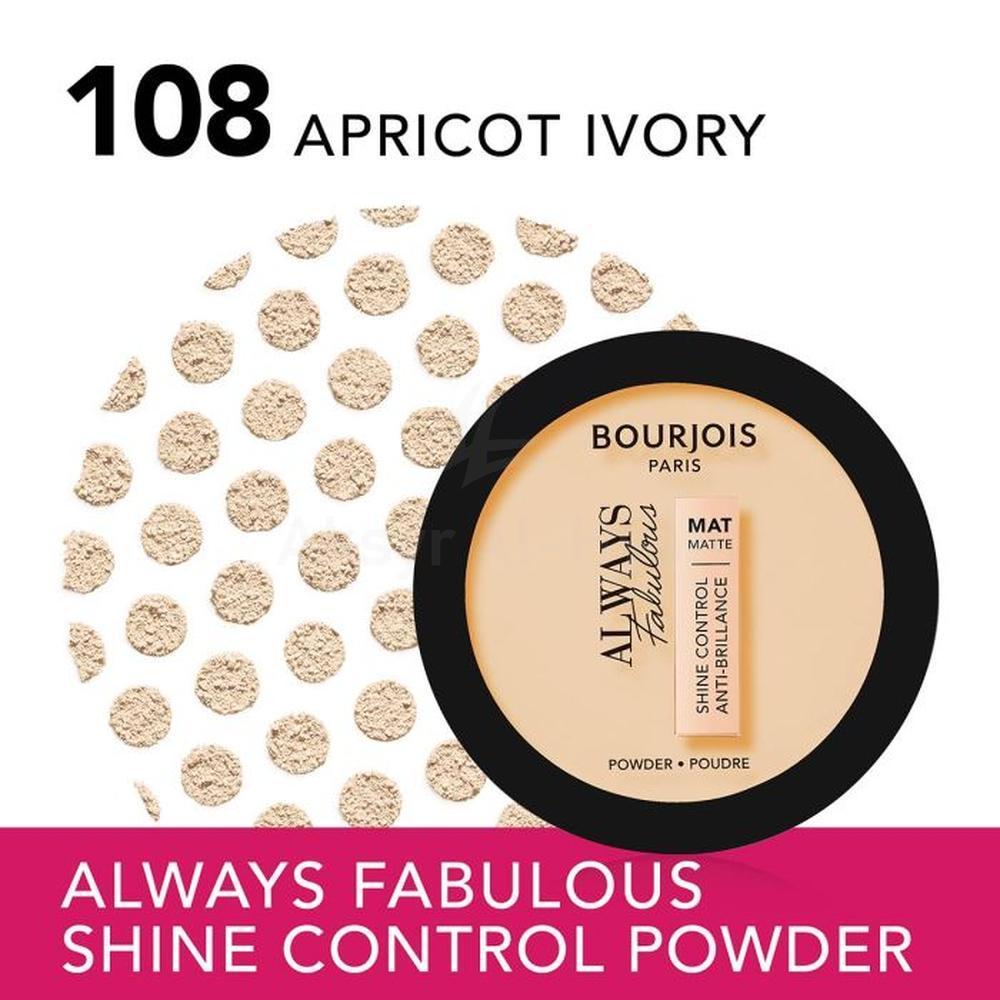 BJS ALWAYS FABULOUS POWDER  108 APRICOT IVORY