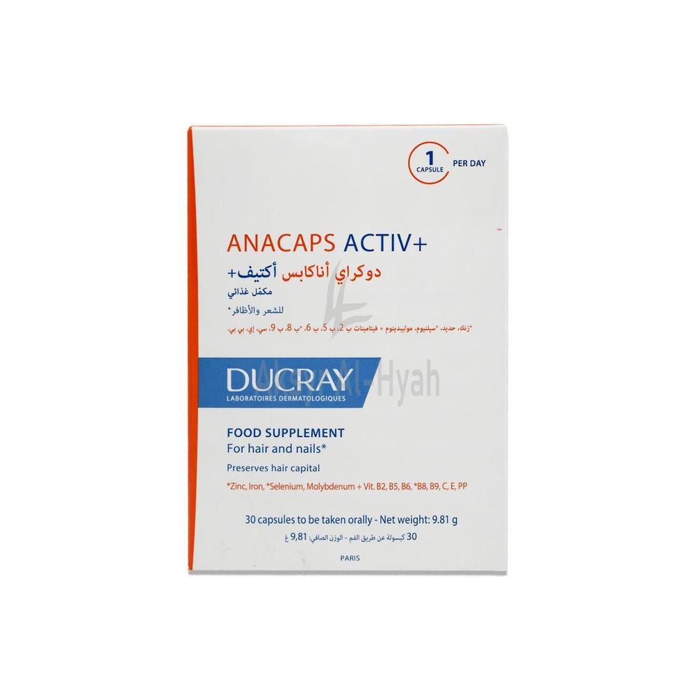 DUCRAY ANACAPS ACTIVE+CAP 30'S#579649