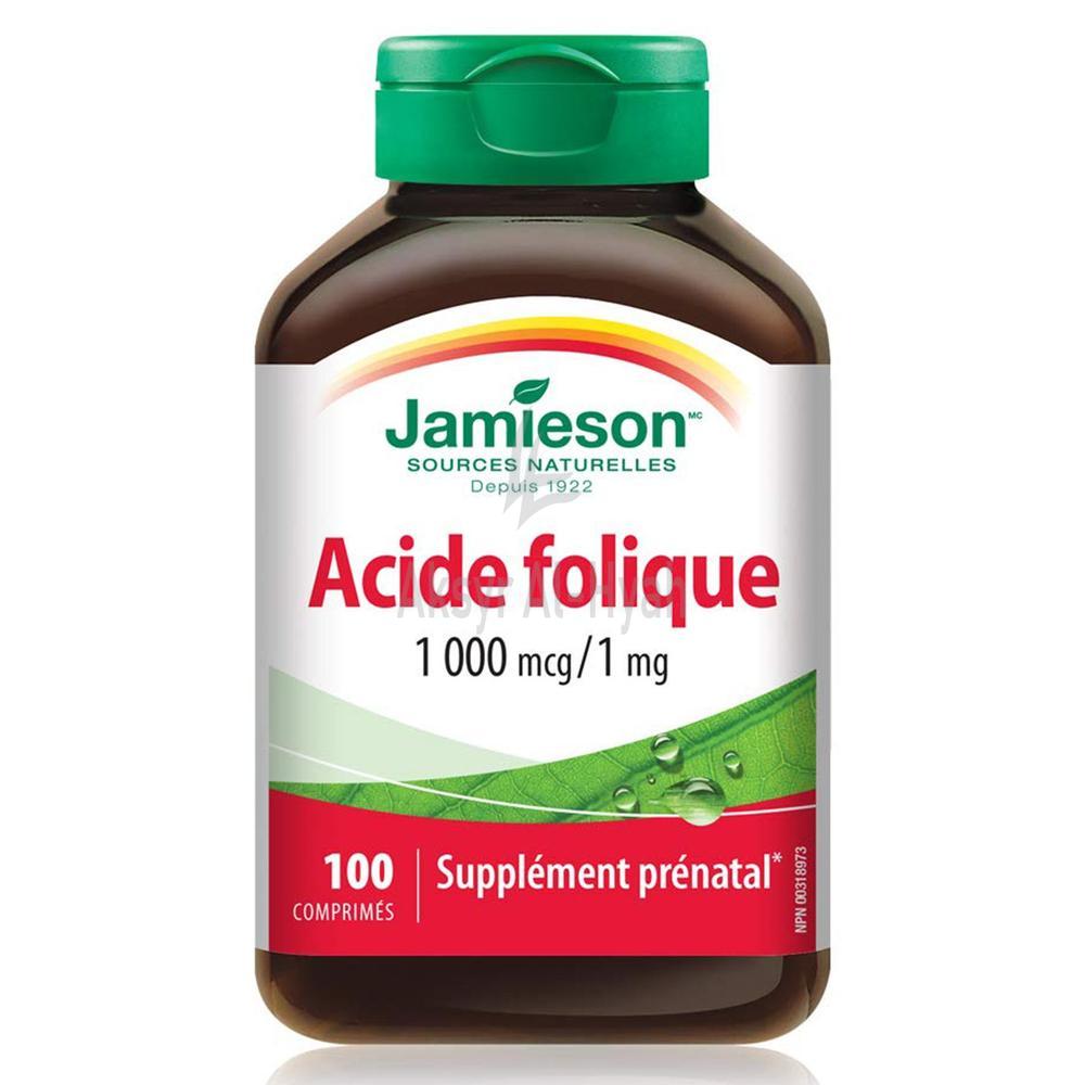 JAMIESON FOLIC ACID 1000MG TAB 100'S