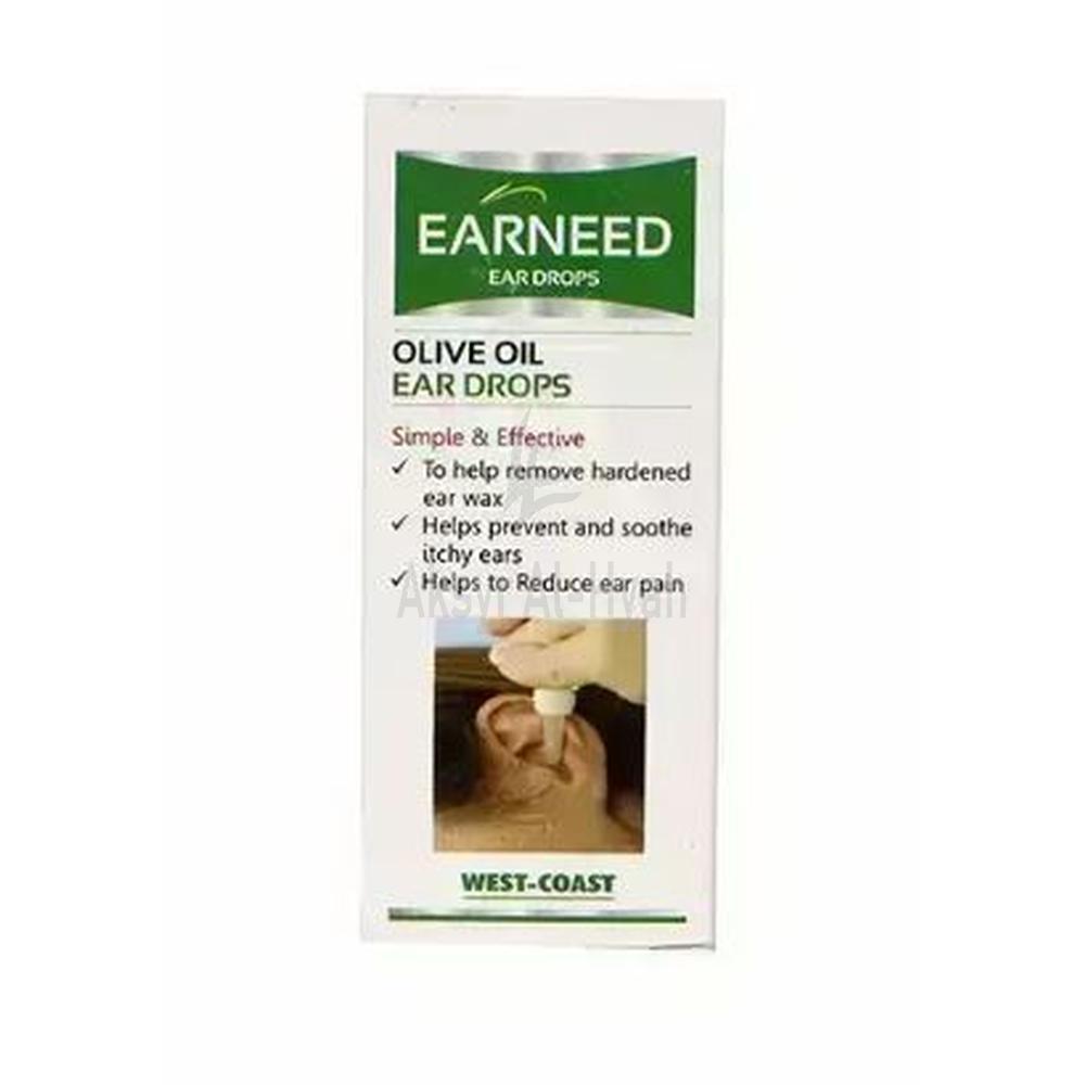 EARNEED OLIVE OIL EAR DROPS 15ML