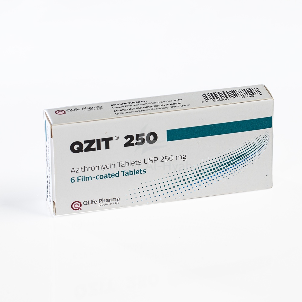 QZIT 250 TABLETS 6'S