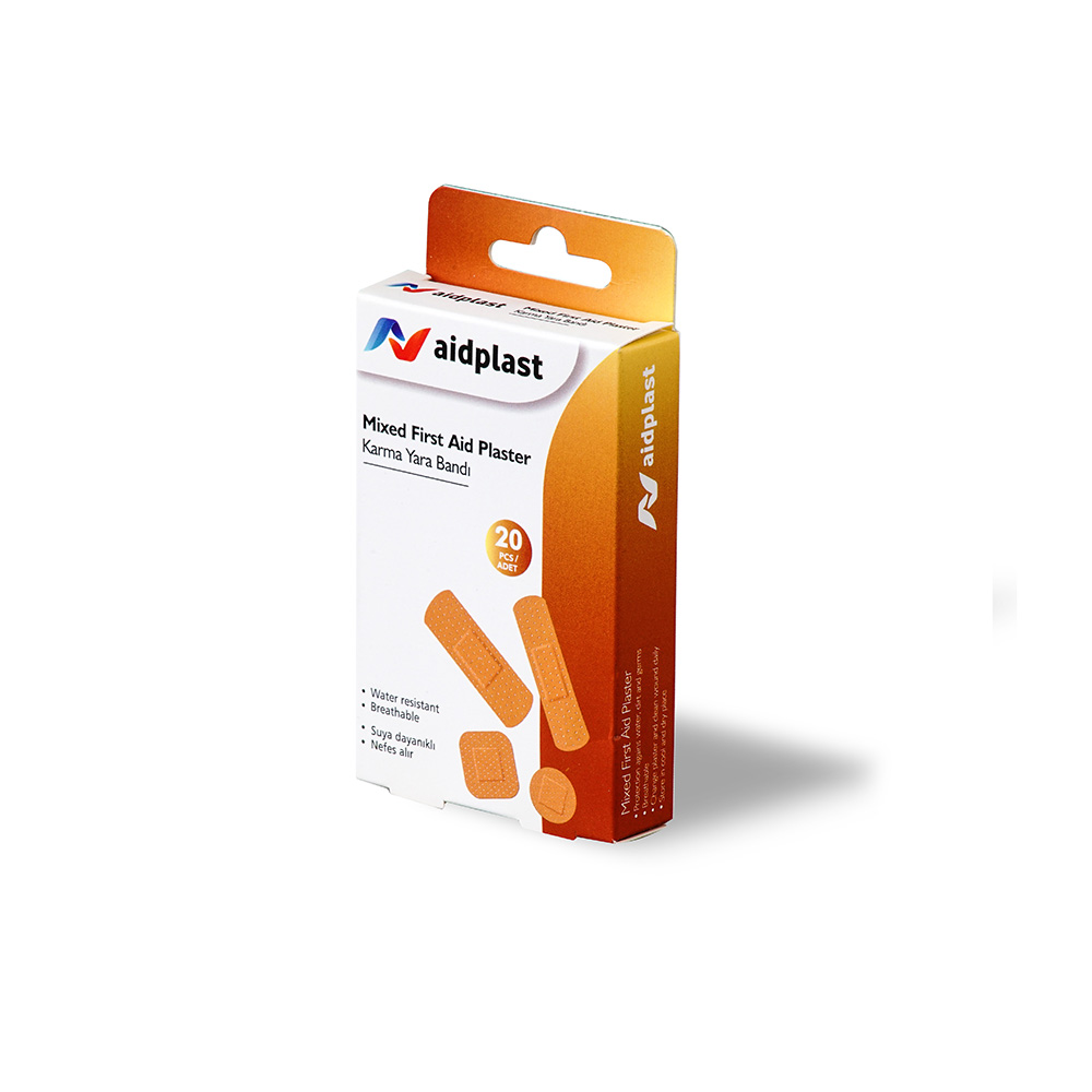 AID PLAST MIXED FIRST AID PLASTER 100'S#V845