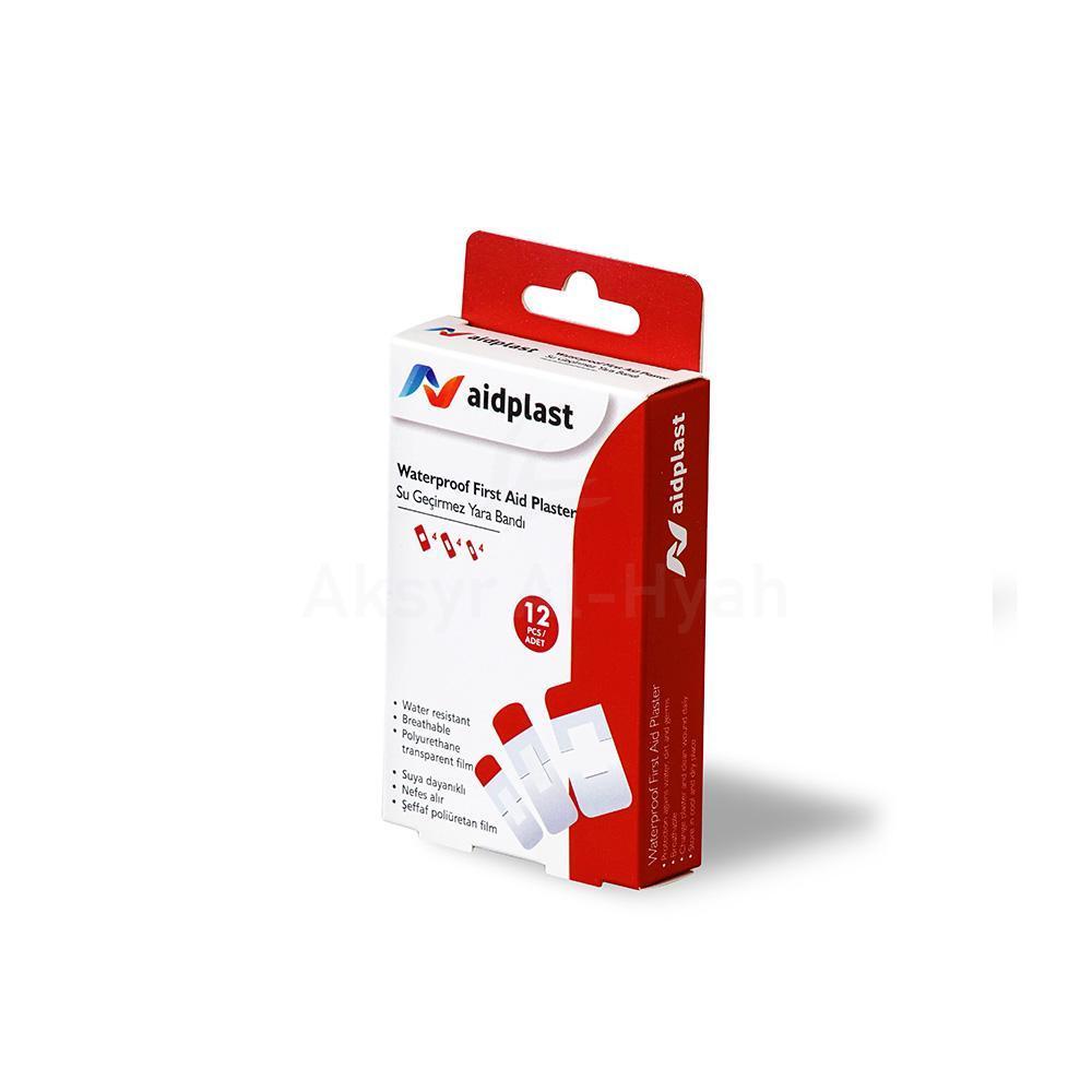 AID PLAST WATERPROOF PLASTER 4 X 3 SIZES 12'S#V841