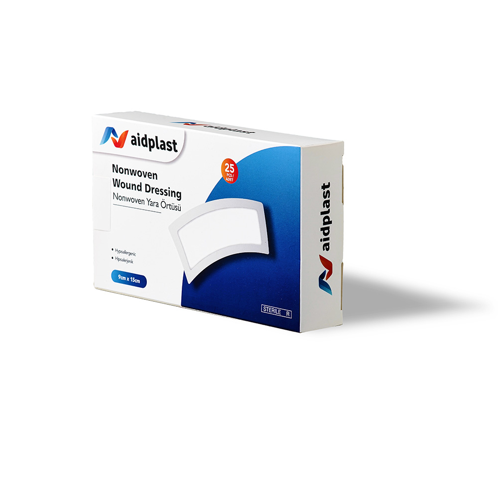 AID PLAST NONWOVEN WOUND DRESSING 9 X 15CM 25'S#V615