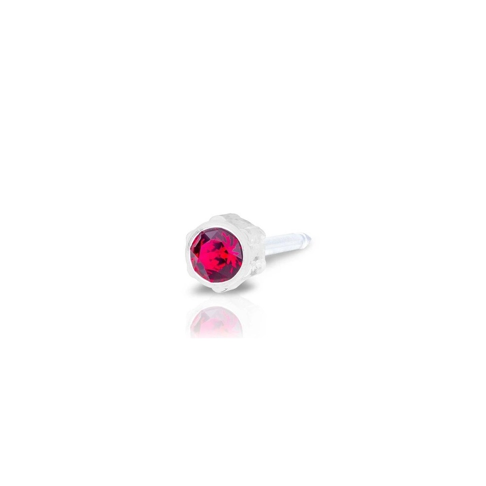 BLOMDAHL MP RUBY 4MM STUDS#0103-10