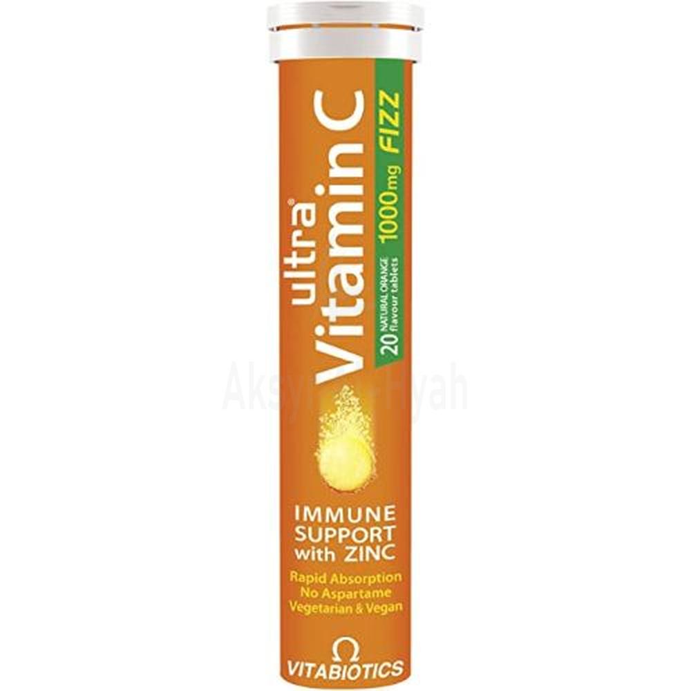 VITABIOTICS ULTRA VITAMIN C+ZINC EFF 20"S
