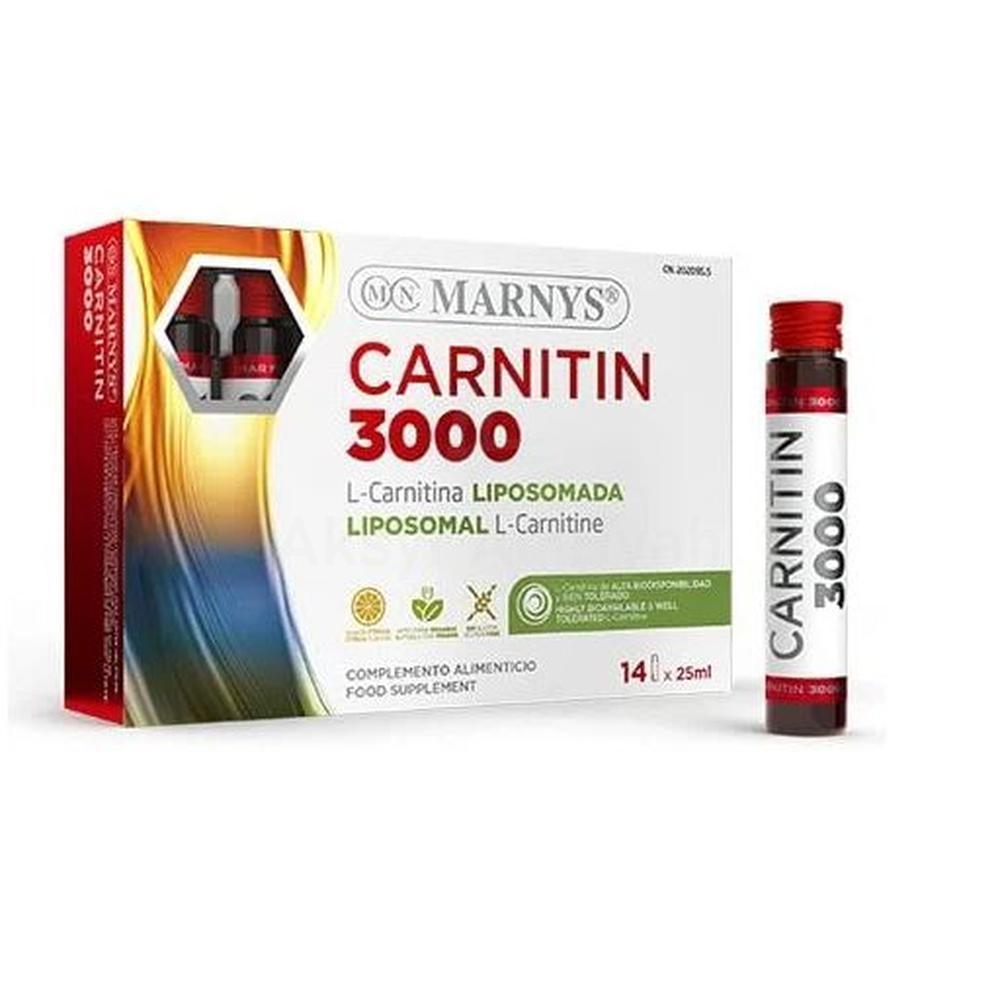 MARNYS CARNITIN 3000MG LIQ.VIALS 14X 25ML