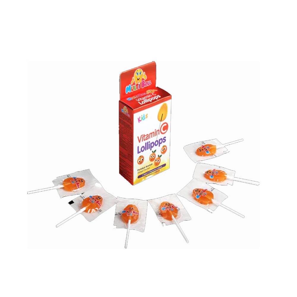 MULTI BALL KIDS VITAMIN C LOLLIPOPS 7'S 1