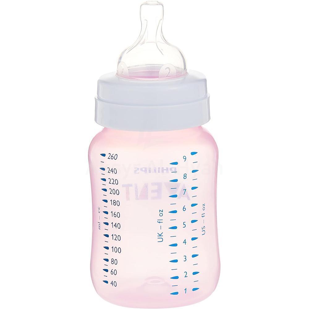 AVENT ANTI COLIC BOTTLE 2 PINK 260ML SCF814/62 #PA577 2