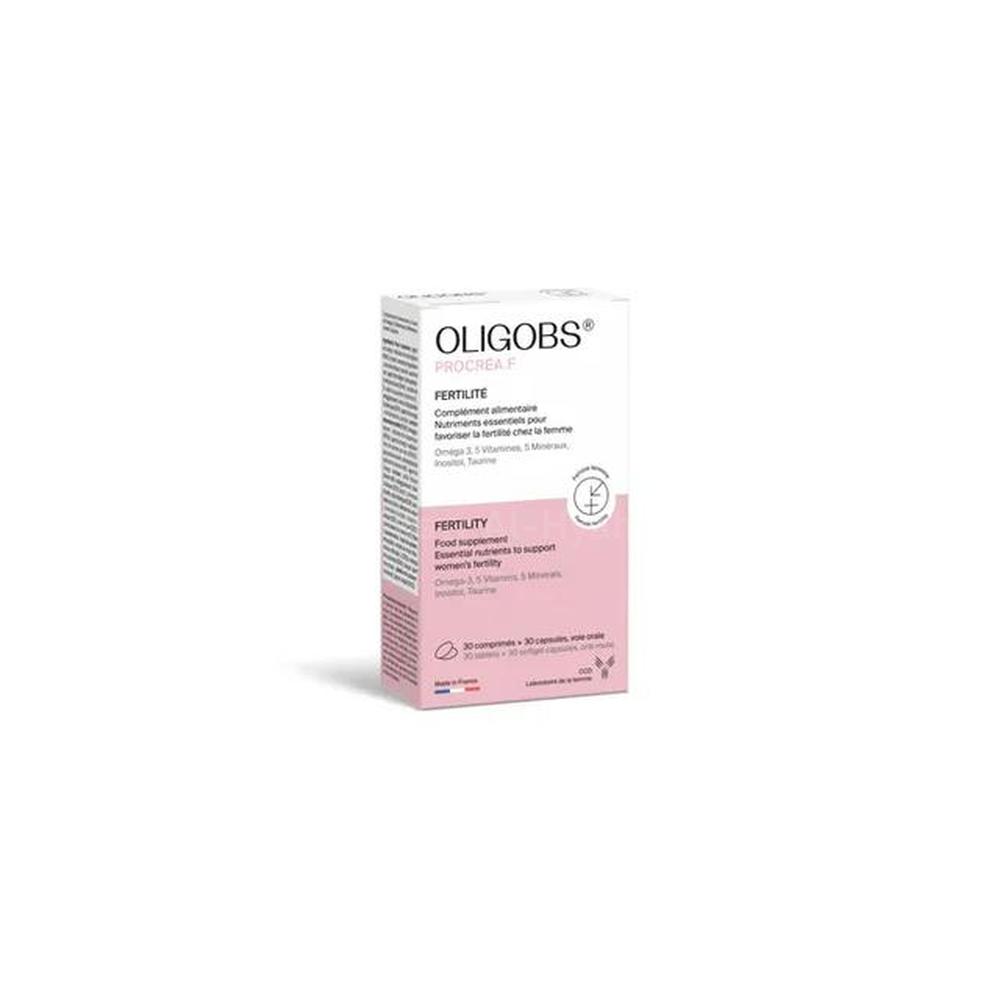 OLIGOBS PROCREA 30CAPS + 30 OMEGA 3 GEL CAPS