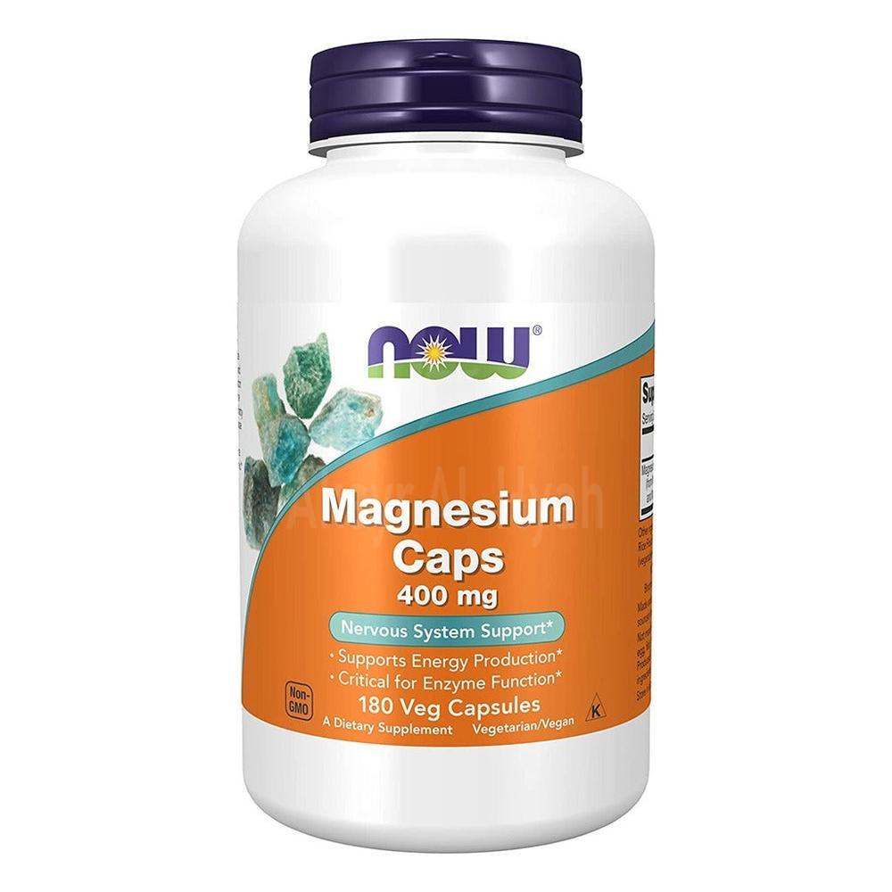NOW MAGNESIUM 400MG 180 VEG CAP'S #18241