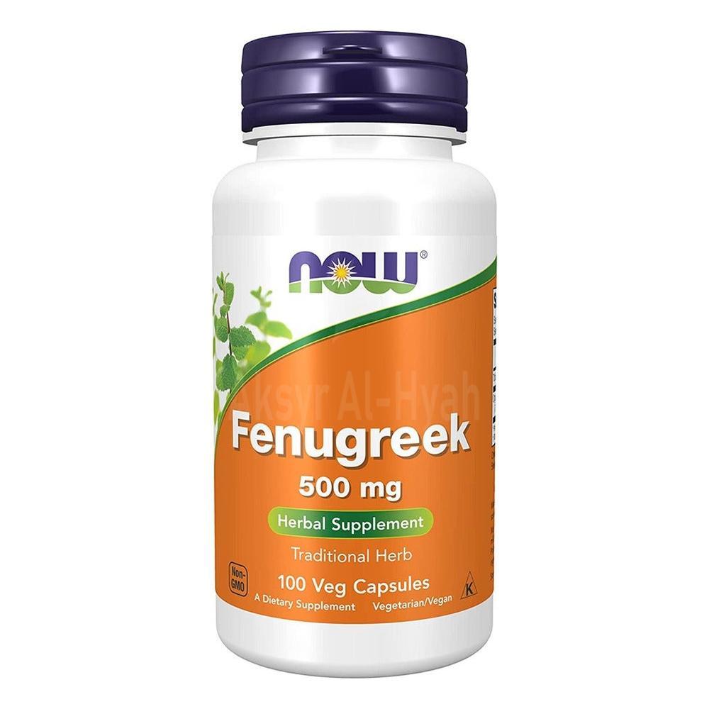 NOW FENUGREEK 500MG 100 VEG CAP"S #18968