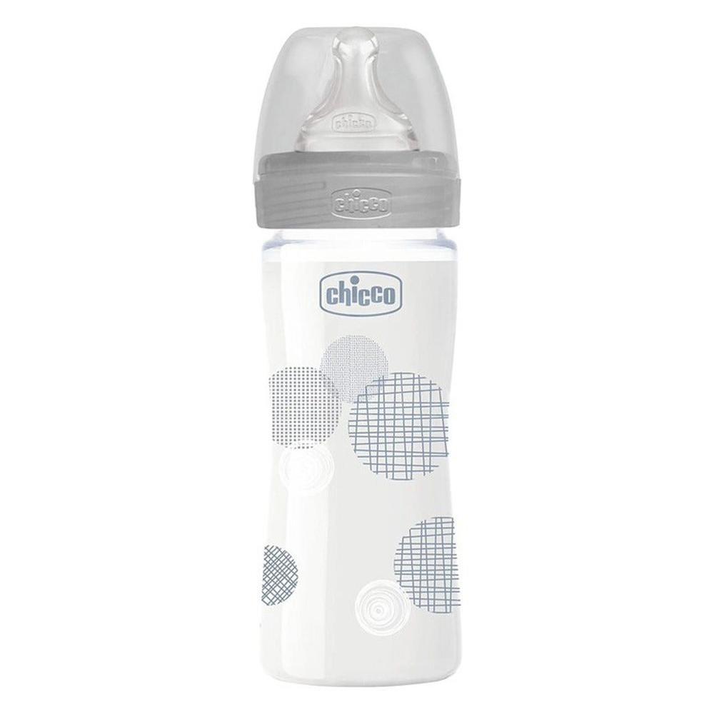 CHICCO(287213)BABY WELL BEING GLASS BOTTLE UNISEX 240ML