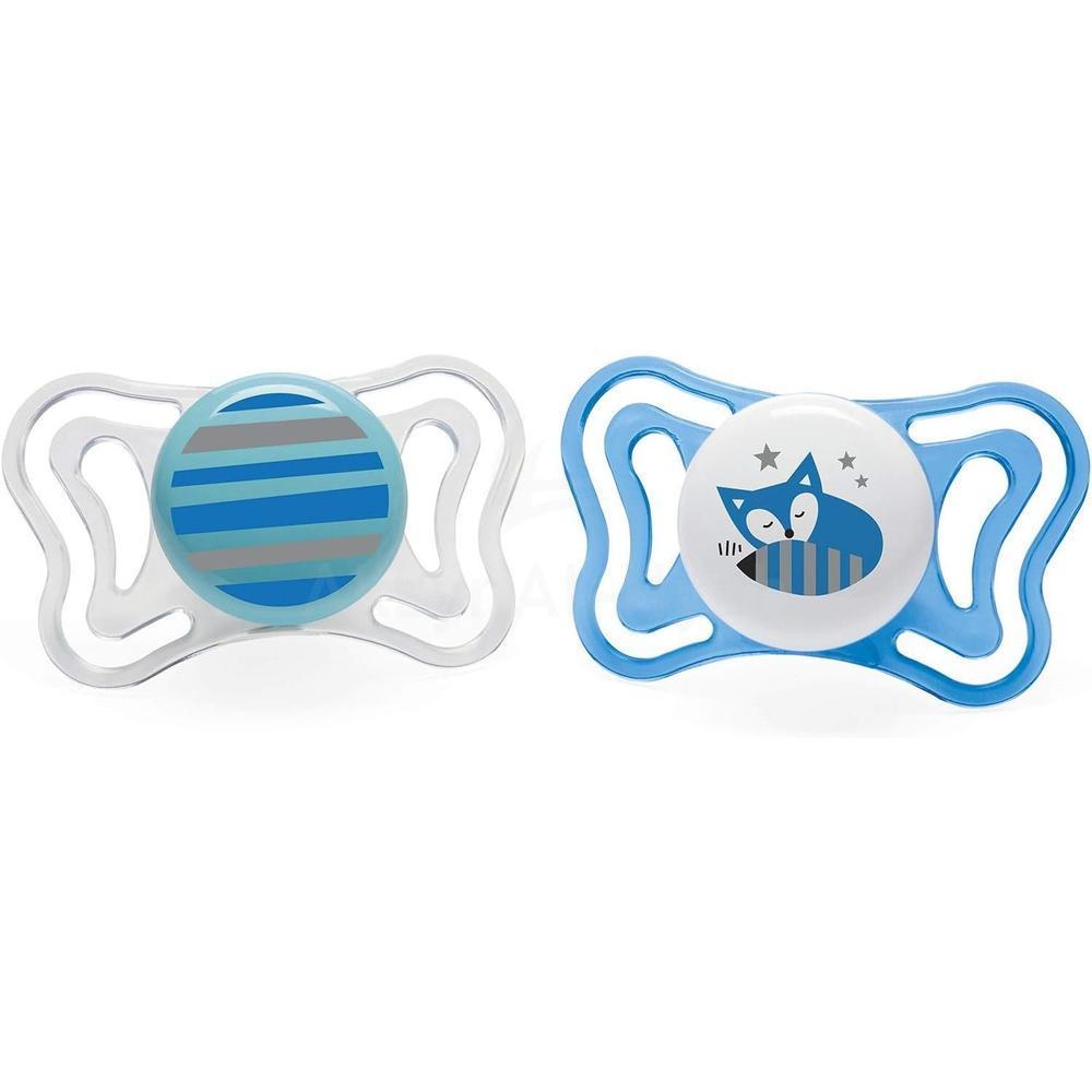CHICCO PHYSIO FORMA SOOTHER LIGHT BOY 6-16M+ SIL#7103321