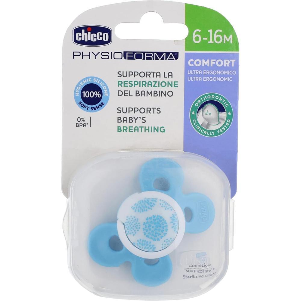 CHICCO PHYSIO COMFORT SOOTHER BLUE 6-16M+#7491321