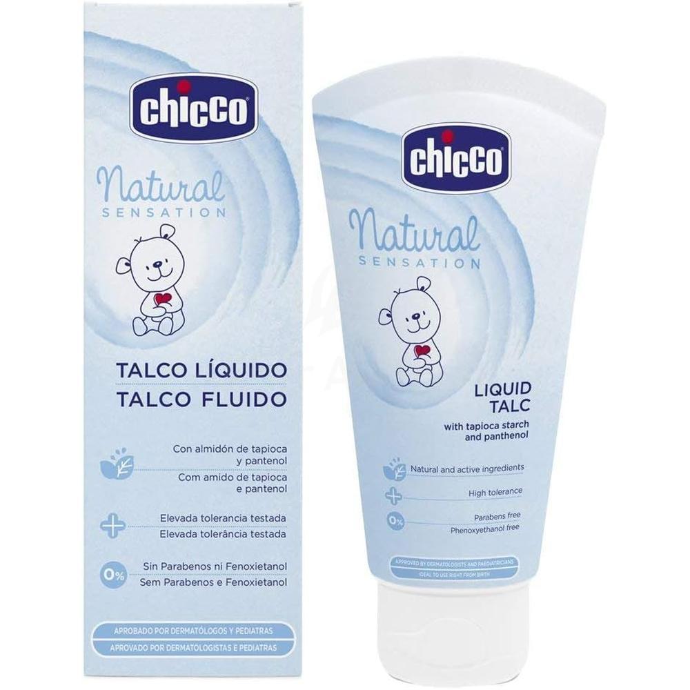 CHICCO NATURAL SENSATION LIQUID TALC 100ML(74601)