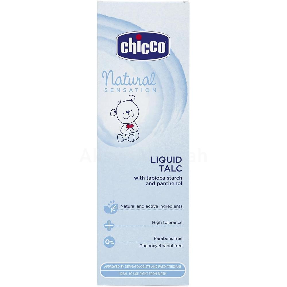 CHICCO NATURAL SENSATION LIQUID TALC 100ML(74601) 1
