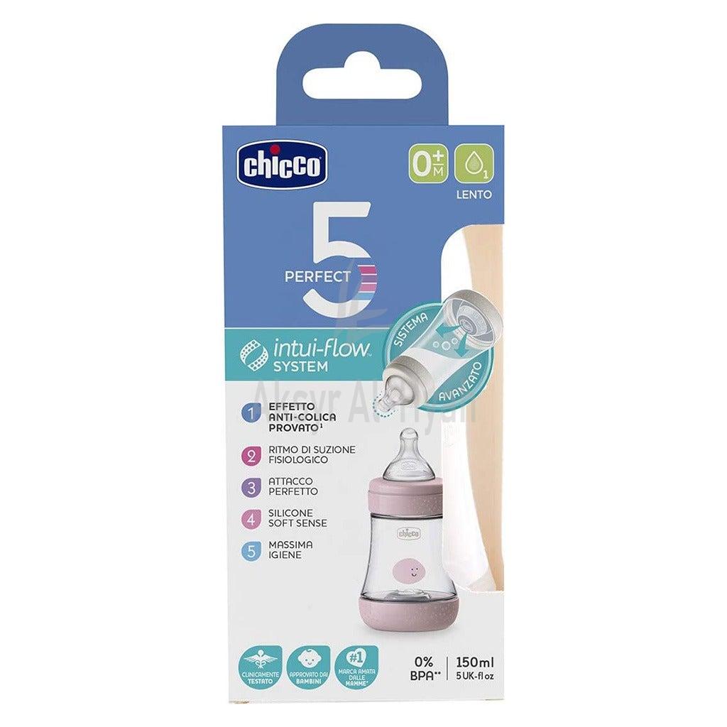CHICCO PERFECT 5 BOTTLE GIRL 0M+(202111)150ML S/W 1