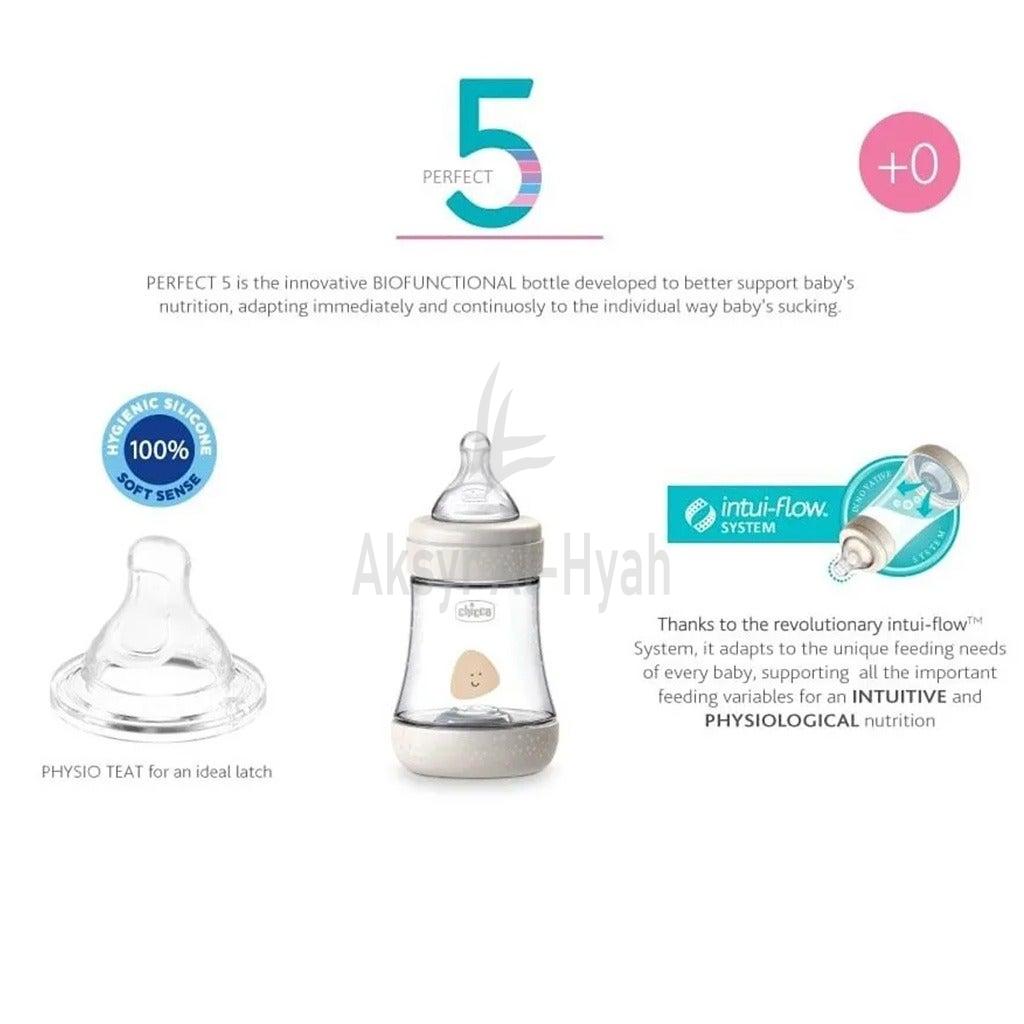 CHICCO PERFECT 5 BOTTLE BOY 0M+(202112)150ML S/W 8
