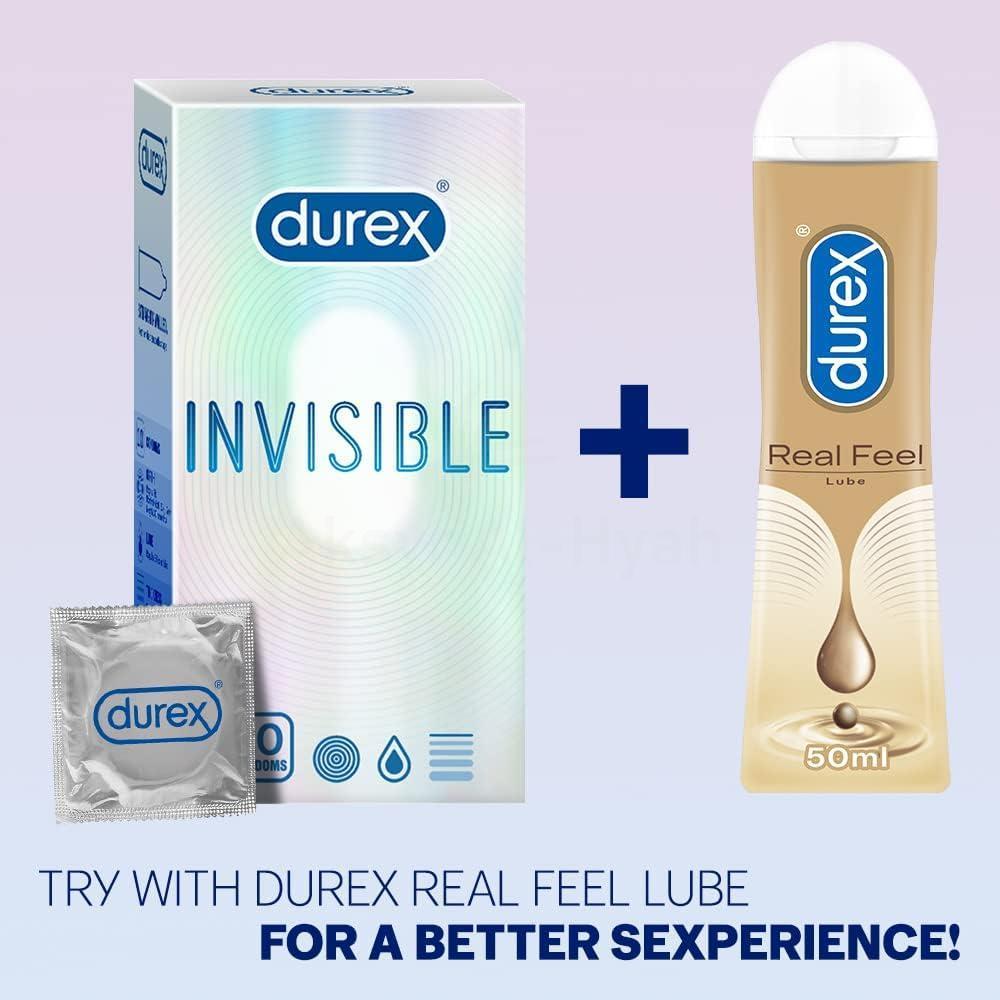 DUREX INVISIBLE EXTRA THIN CONDOMS 6'S