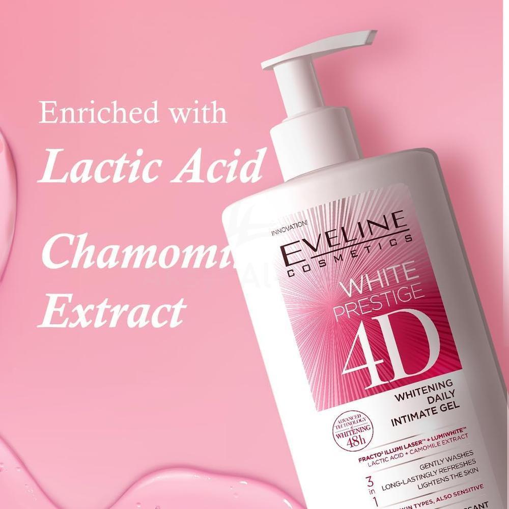 EVELINE WHIT PRESTIGE 4D WHITENING DAILY INTIMATE GEL 250ML#8751 2