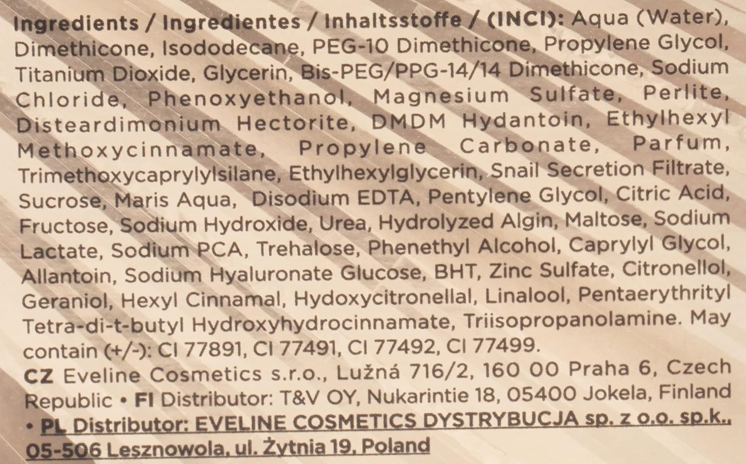 EVELINE ROYAL SNAIL MATTIF BB 8 IN 1CREAM 50ML#1025 2