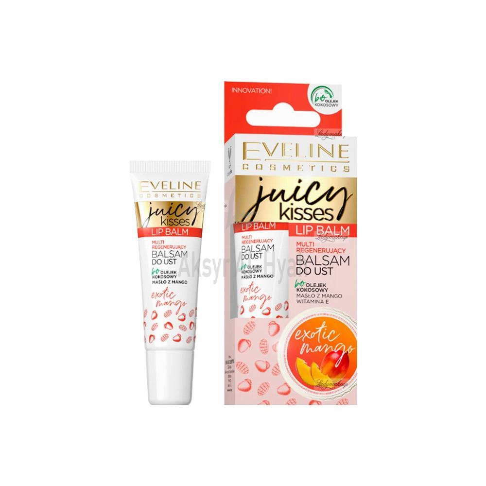 EVELINE JUICY KISSES EXOTIC MANGO LIP BALM 12ML#7418