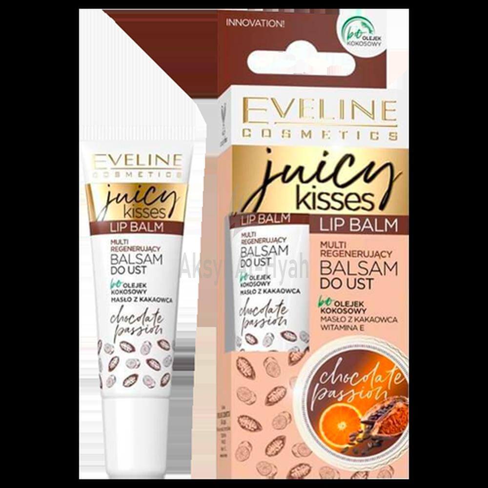 EVELINE JUICY KISSES CHOCOLATE PASSION LIP BALM 12ML#7401