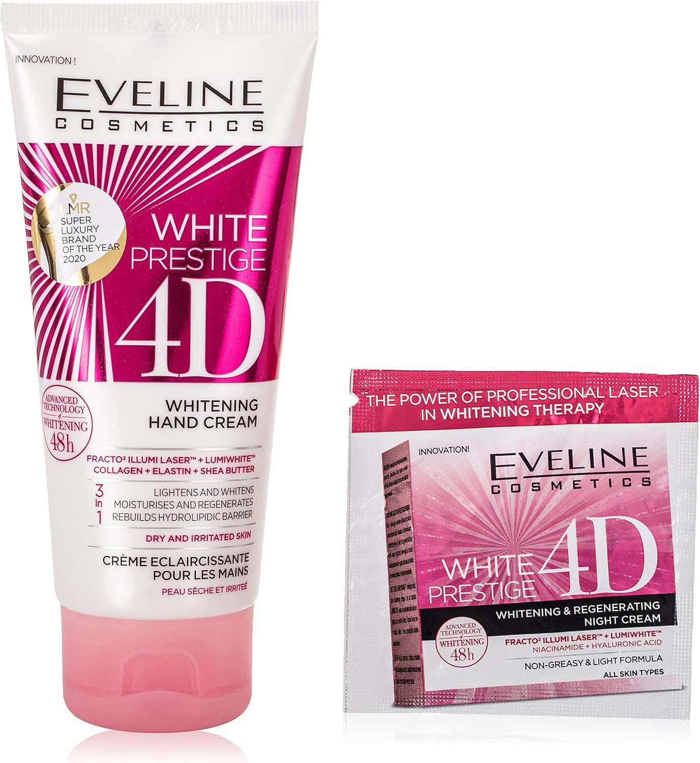 EVELINE WHITE PRESTIGE 4D 3" KIT#3250 1